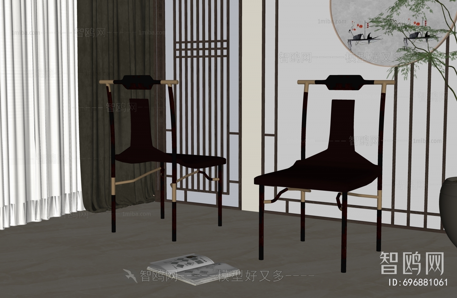 New Chinese Style Dining Chair