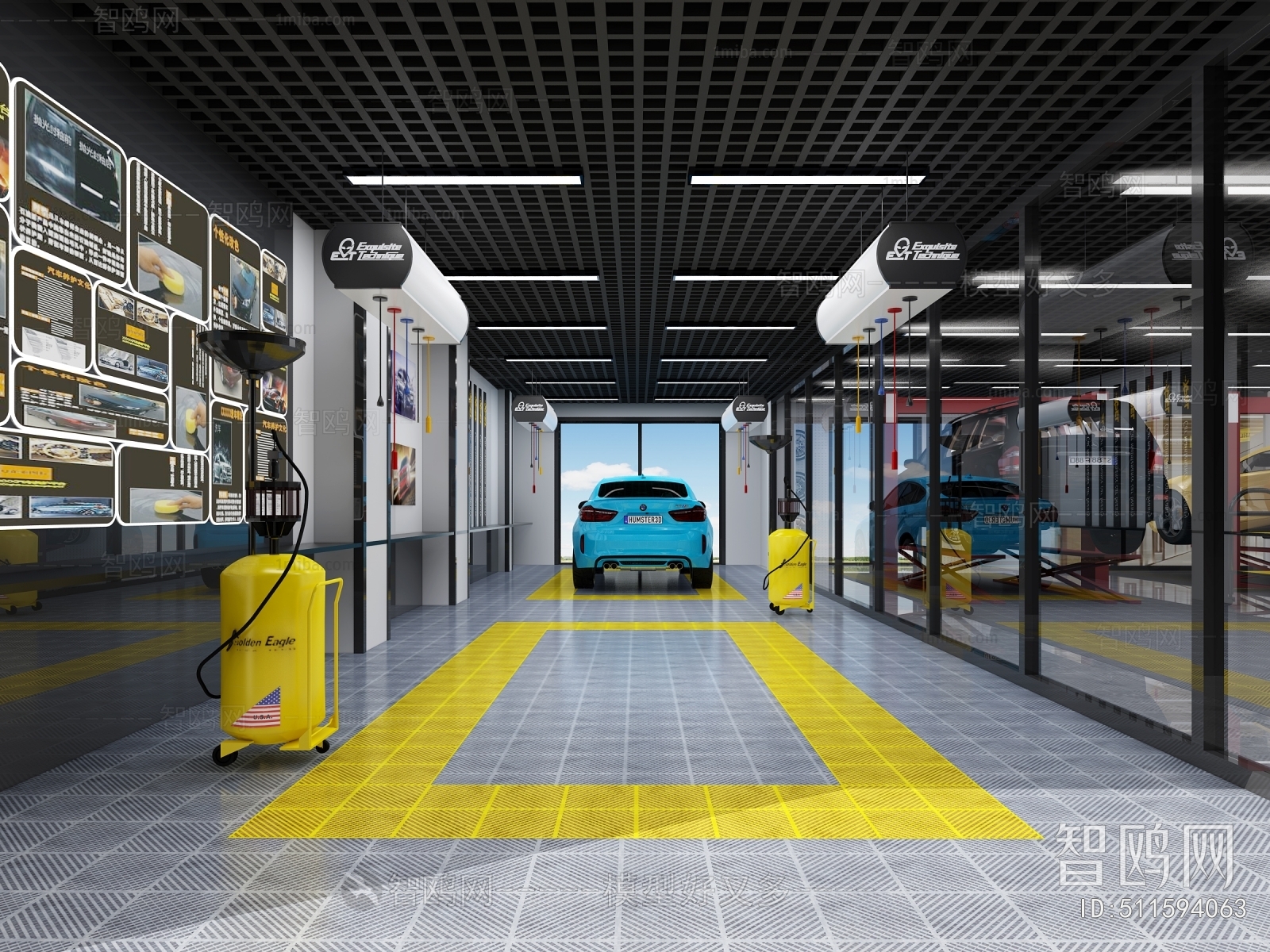 Modern Automobile Repair Shop