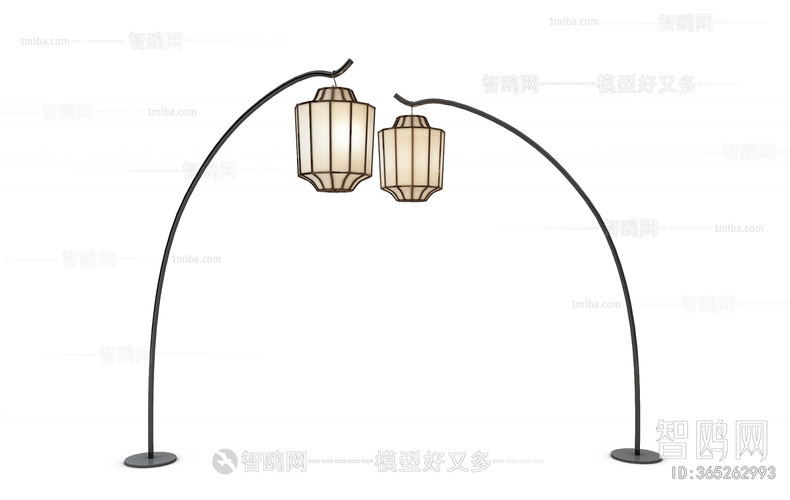 New Chinese Style Floor Lamp