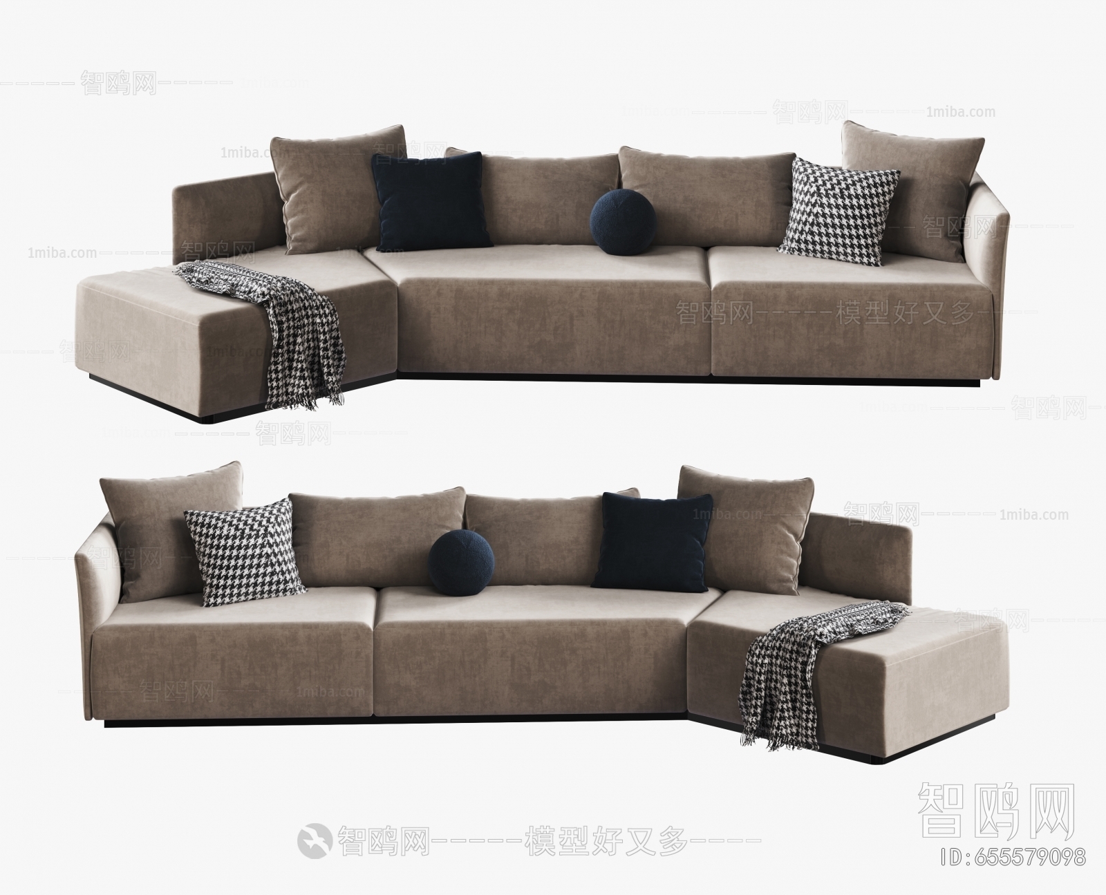 Modern Multi Person Sofa