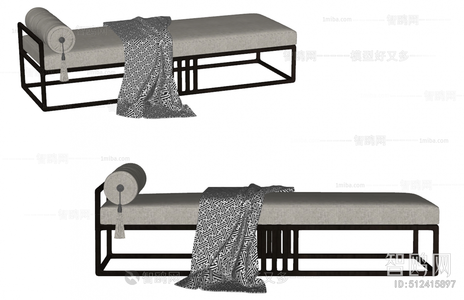 New Chinese Style Bench