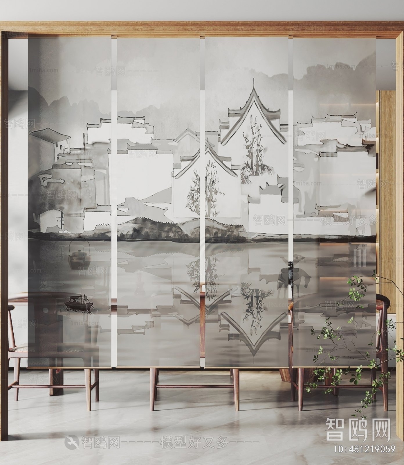 New Chinese Style Door Curtain