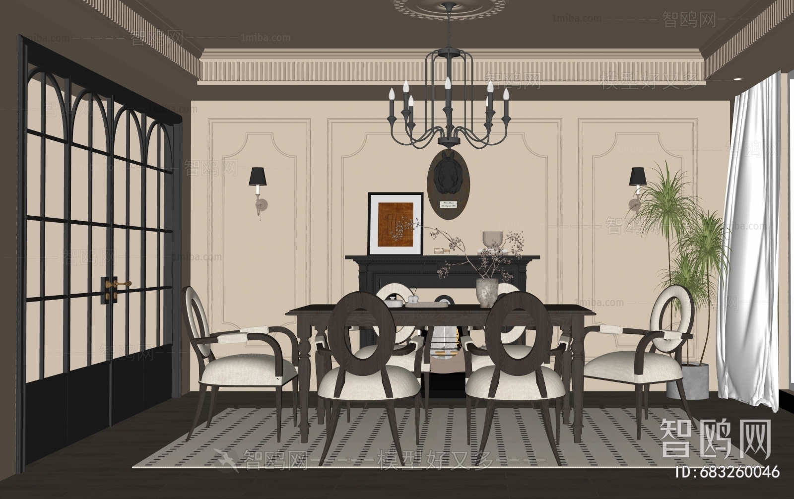 French Style Dining Room