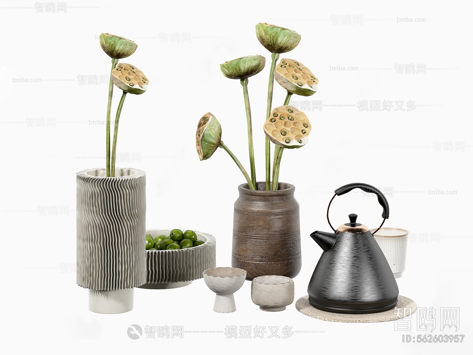 Wabi-sabi Style Flower Arrangement