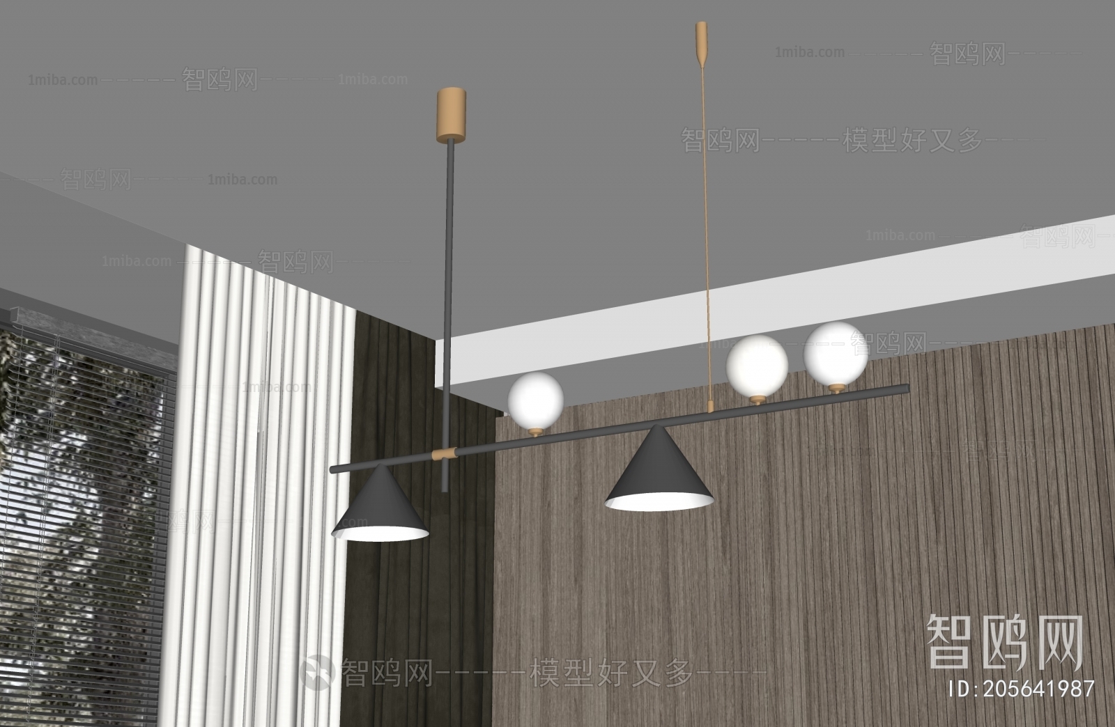 Modern Long Chandelier