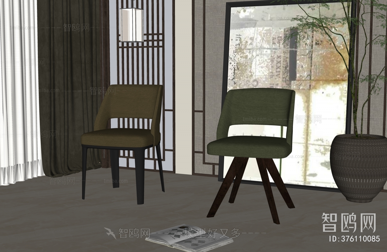 New Chinese Style Dining Chair