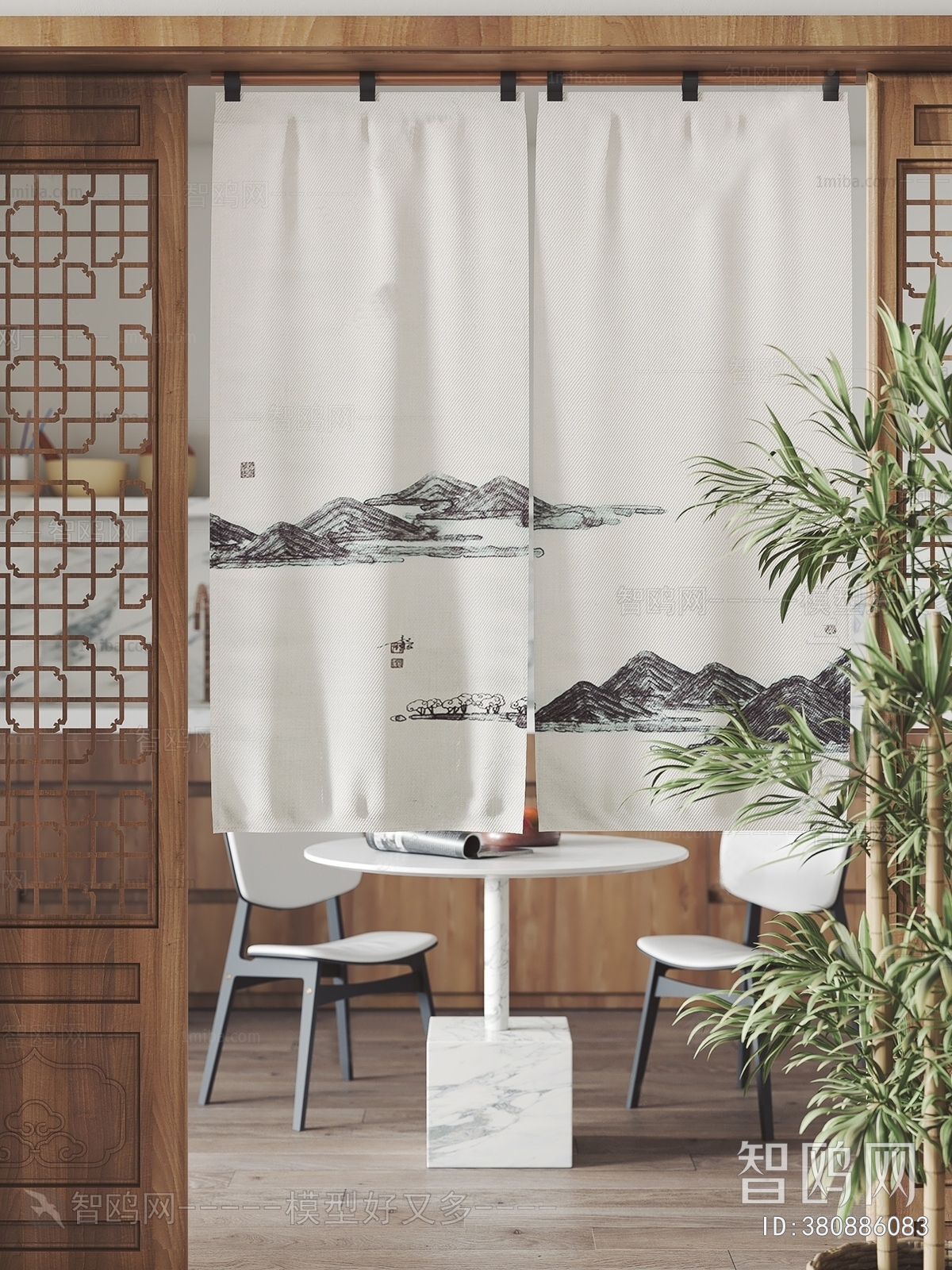 New Chinese Style Door Curtain