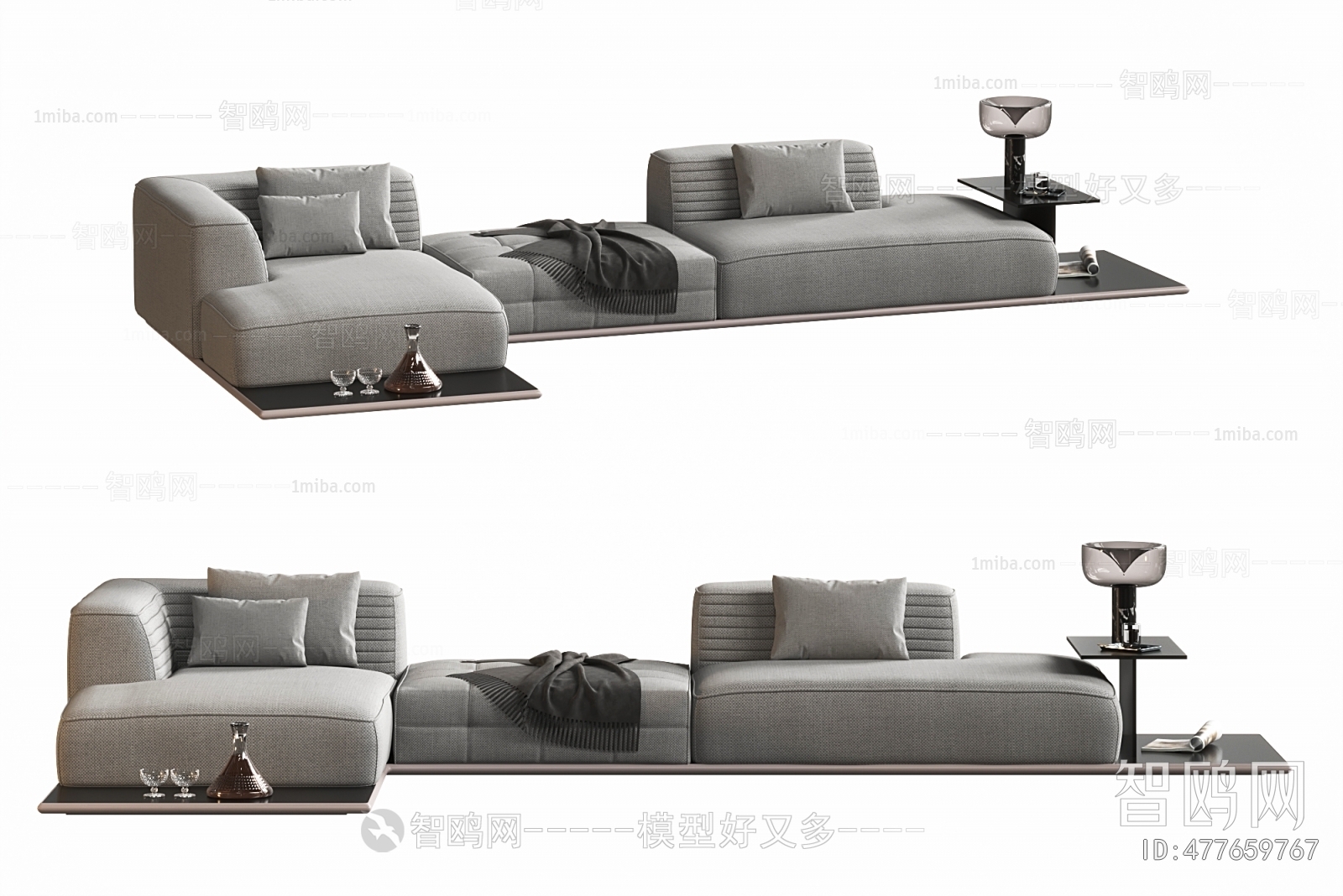 Modern Multi Person Sofa