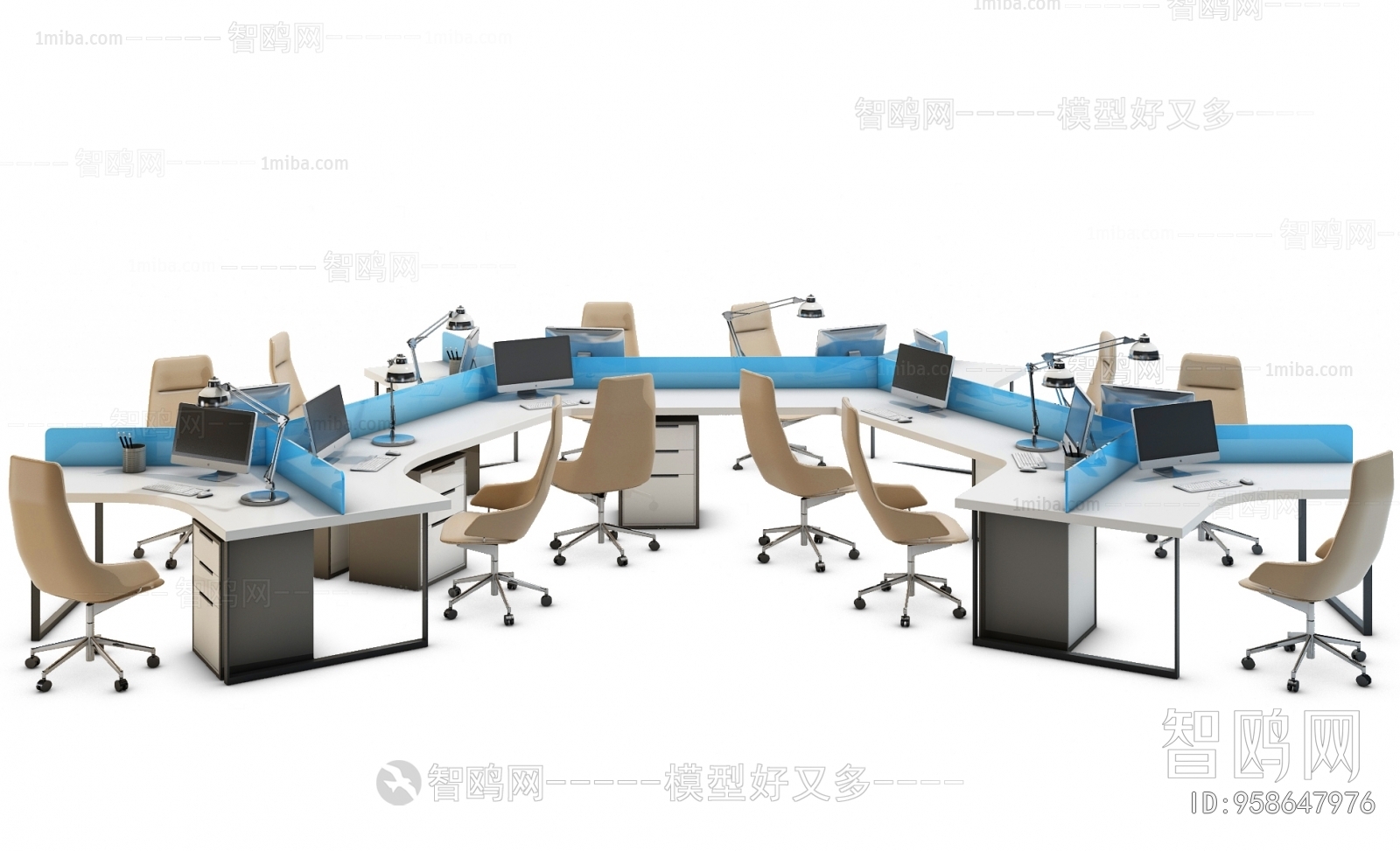 Modern Office Desk And Chair