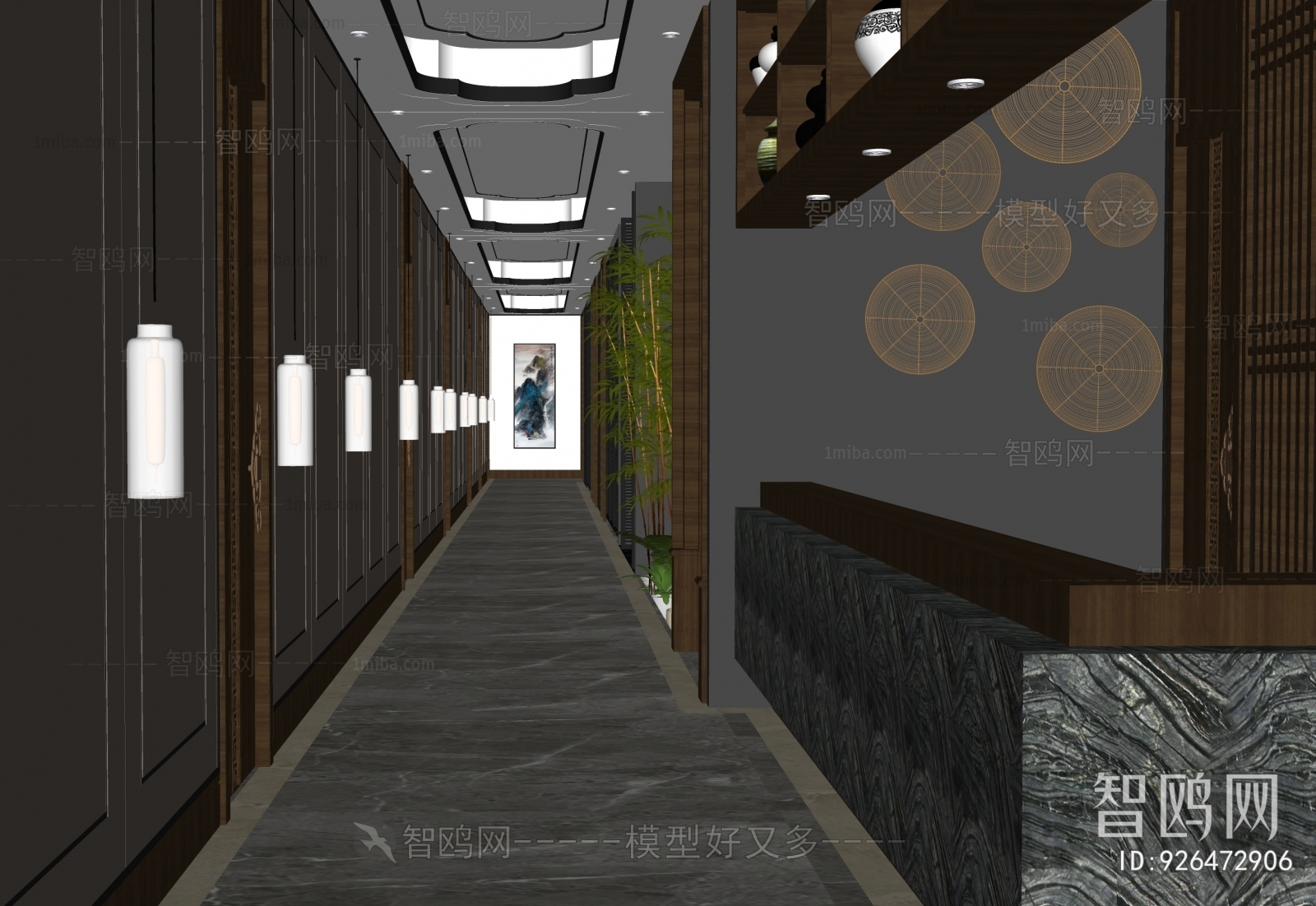 New Chinese Style Corridor