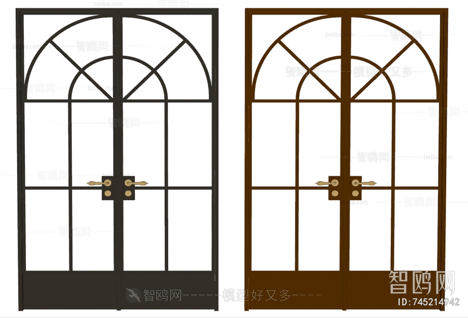 Modern Double Door