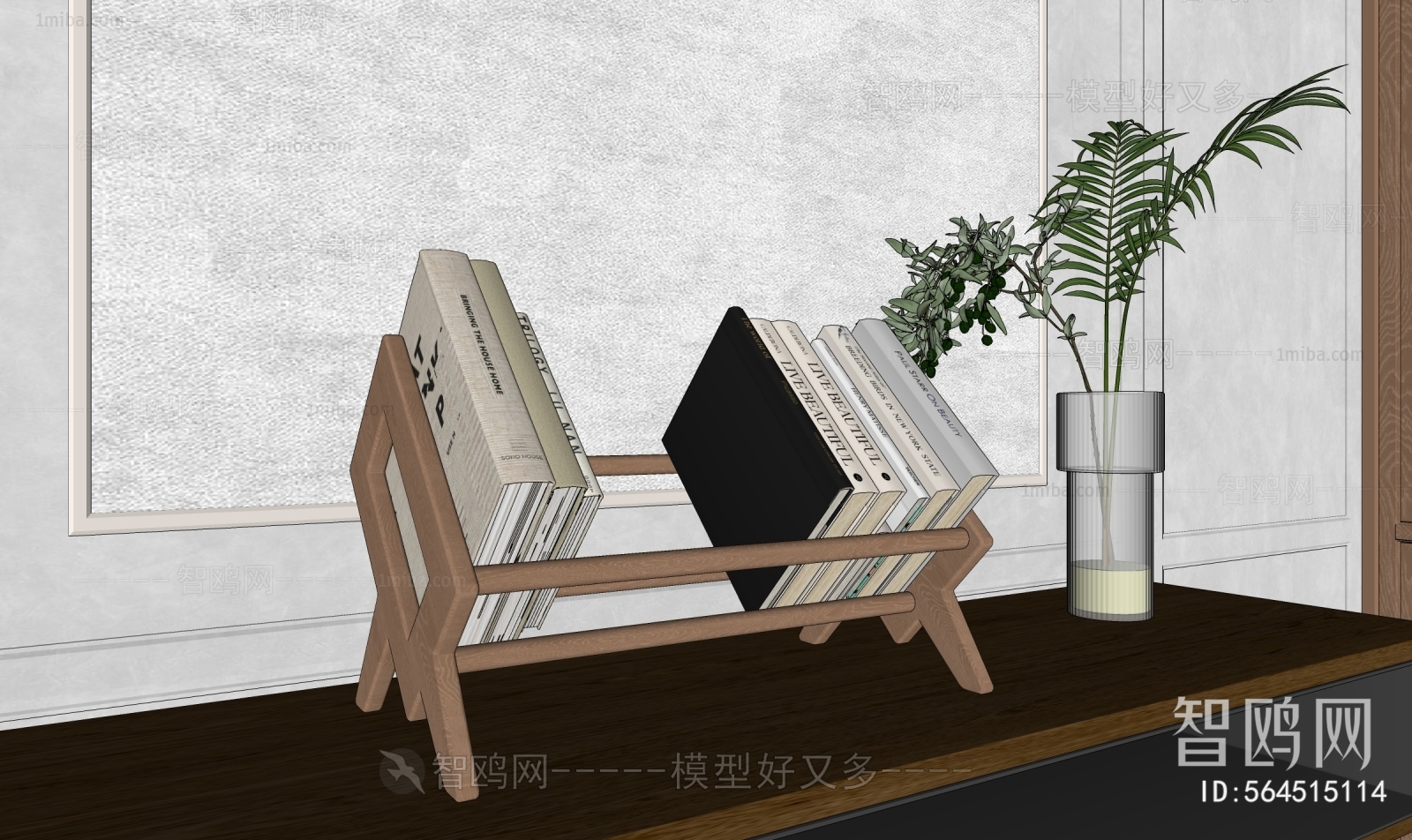 Wabi-sabi Style Bookshelf