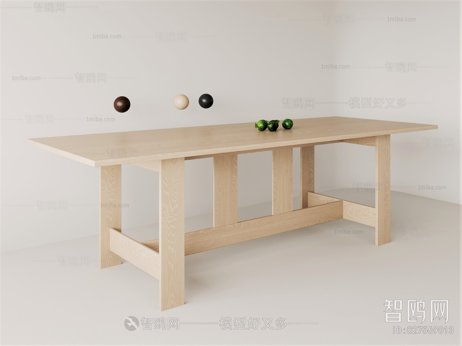 Wabi-sabi Style Dining Table