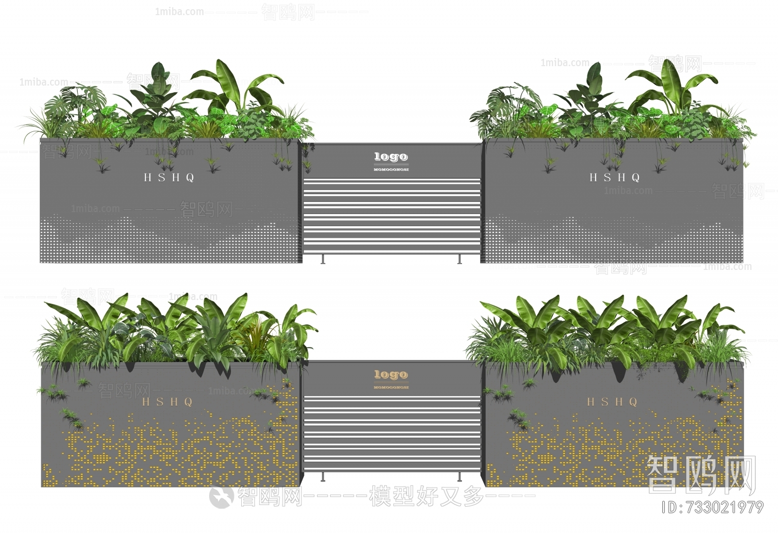 Modern Flower Bed, Flower Bowl, Flower Box