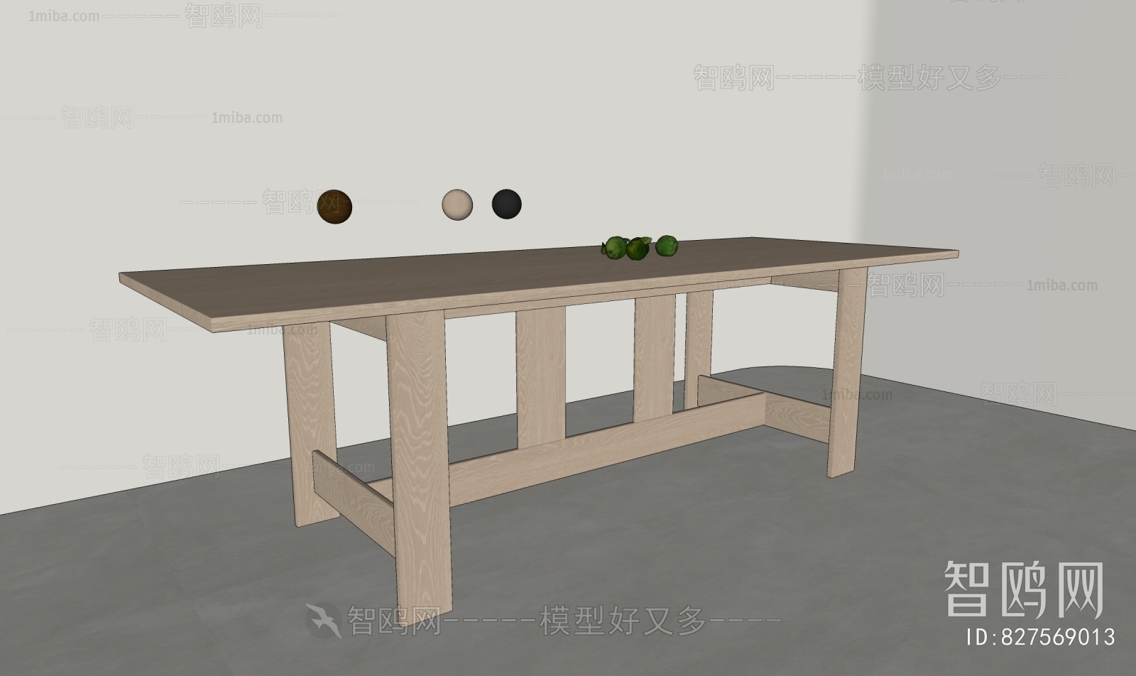 Wabi-sabi Style Dining Table