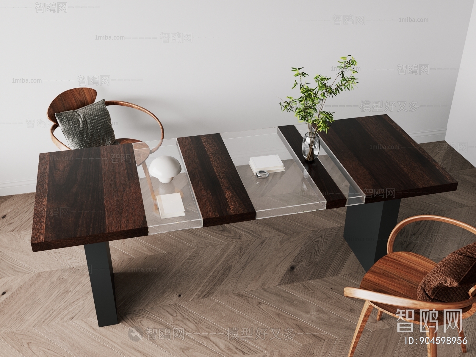 Wabi-sabi Style Dining Table And Chairs