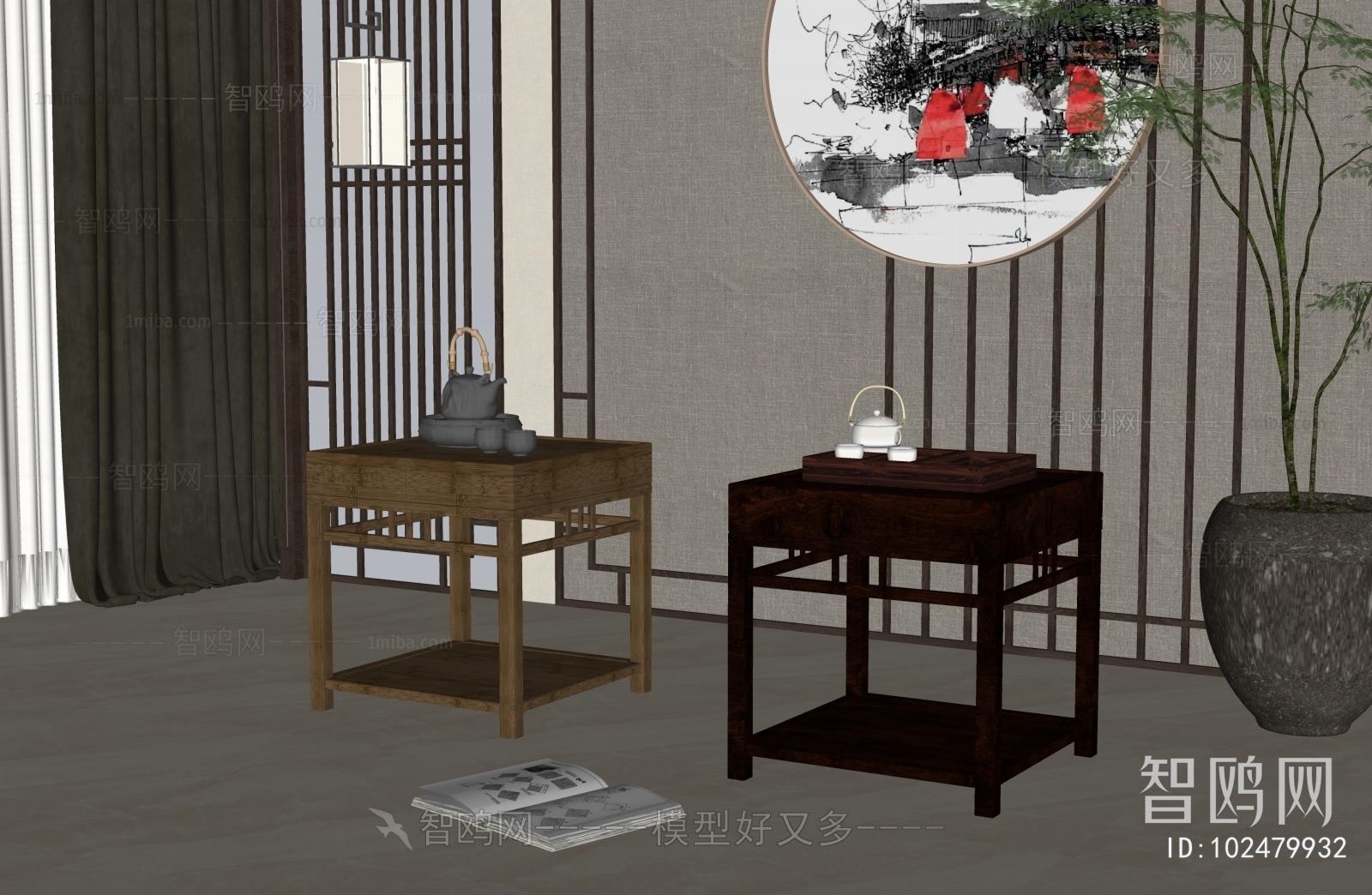 New Chinese Style Side Table/corner Table