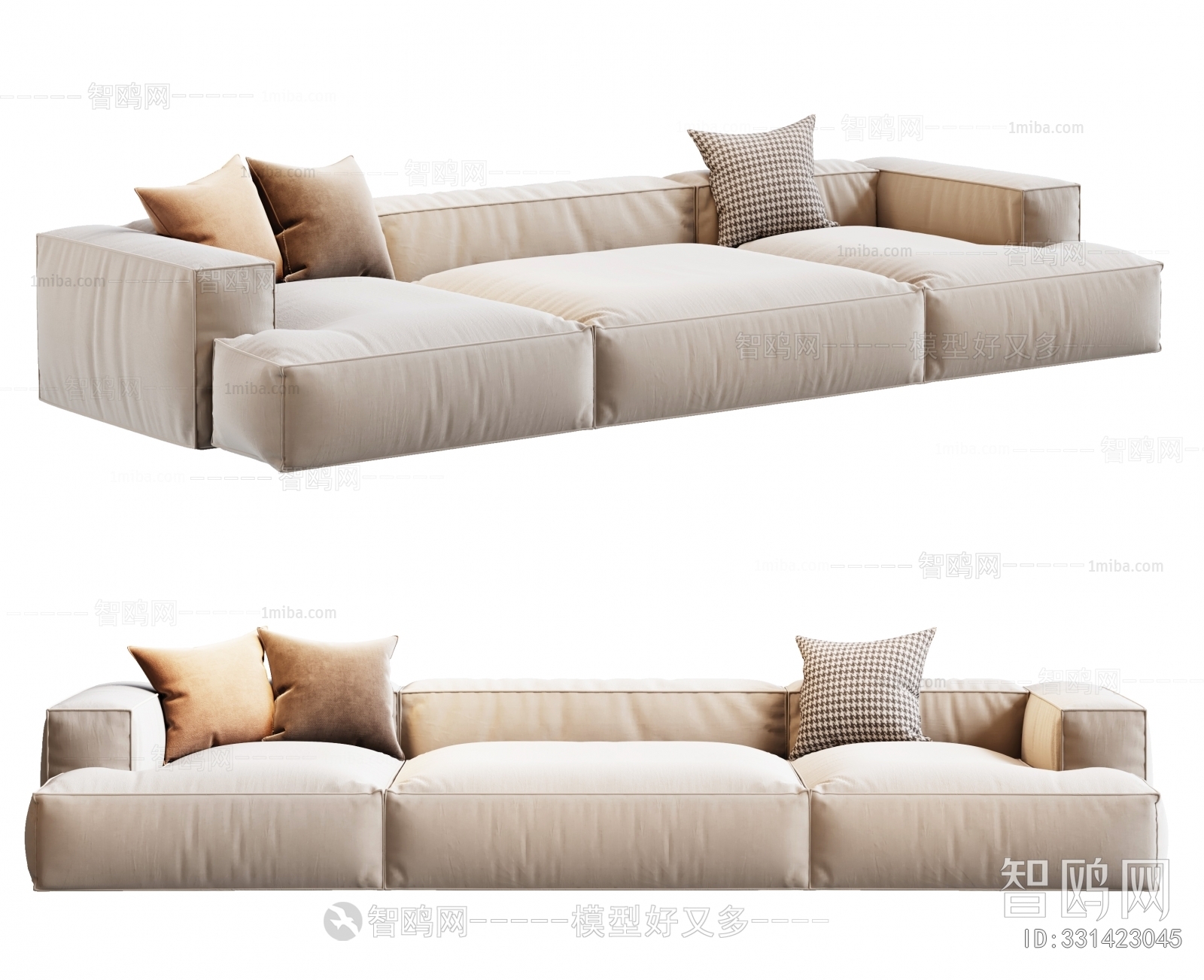 Modern Three-seat Sofa