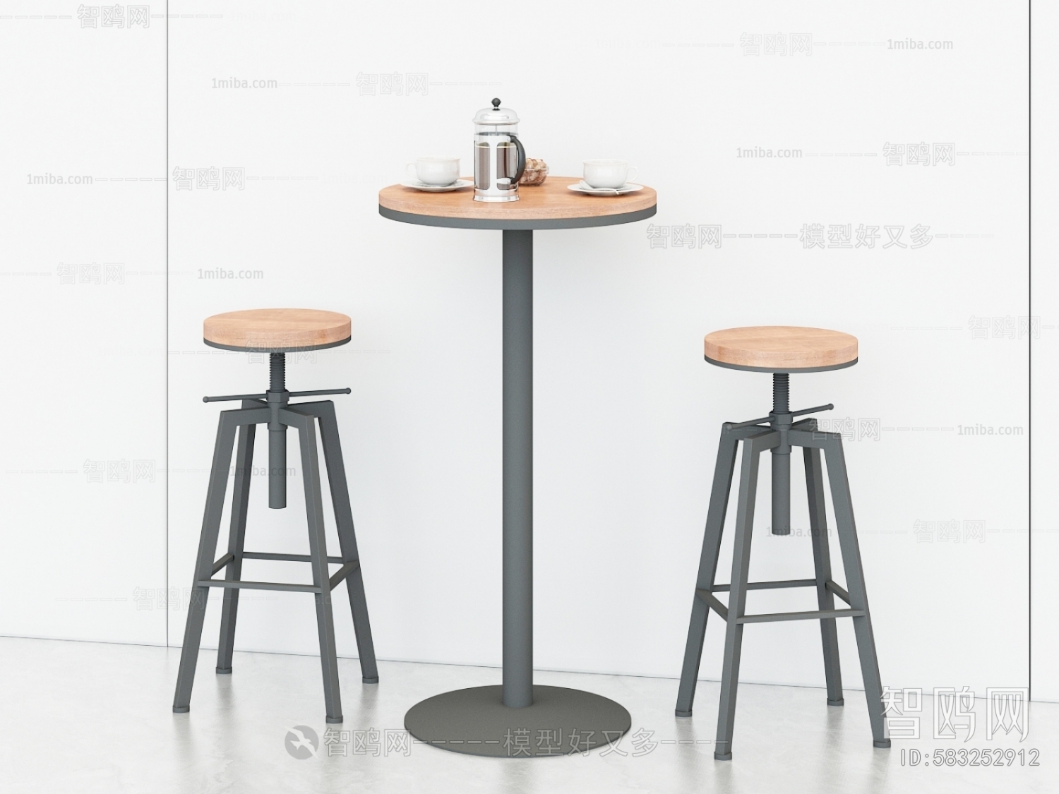 Industrial Style Bar Stool