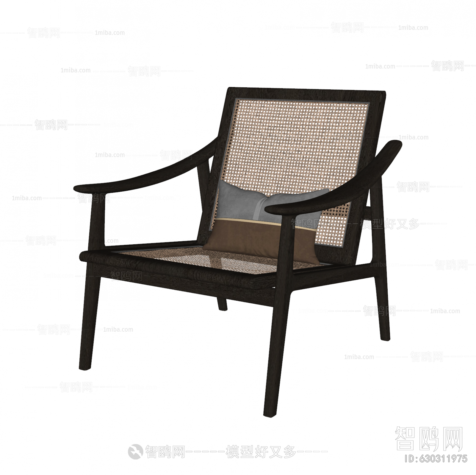 Wabi-sabi Style Lounge Chair