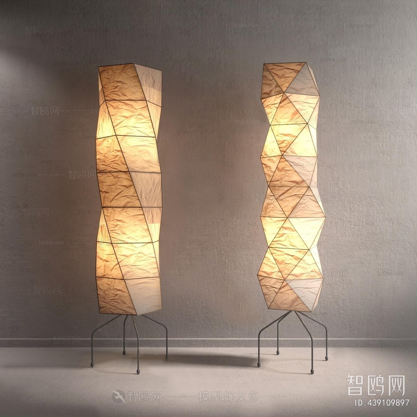 Wabi-sabi Style Floor Lamp