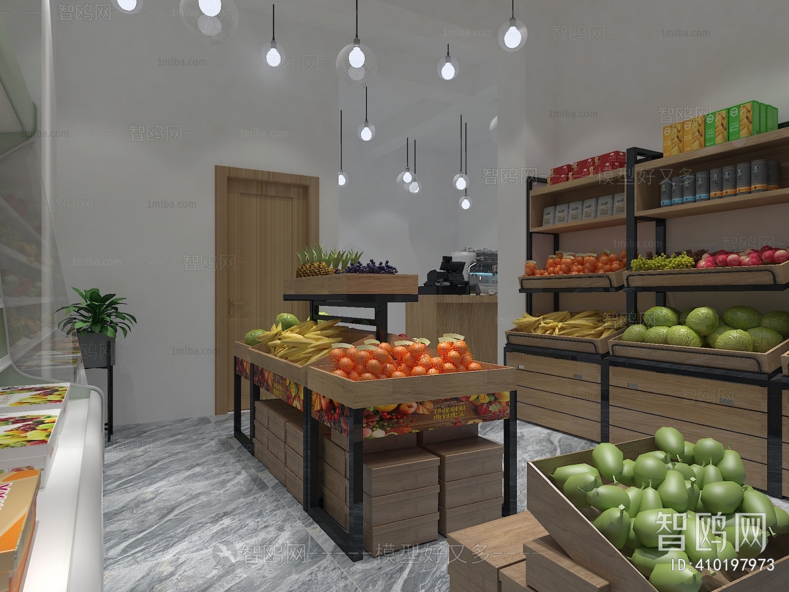 Modern Fruit Shop