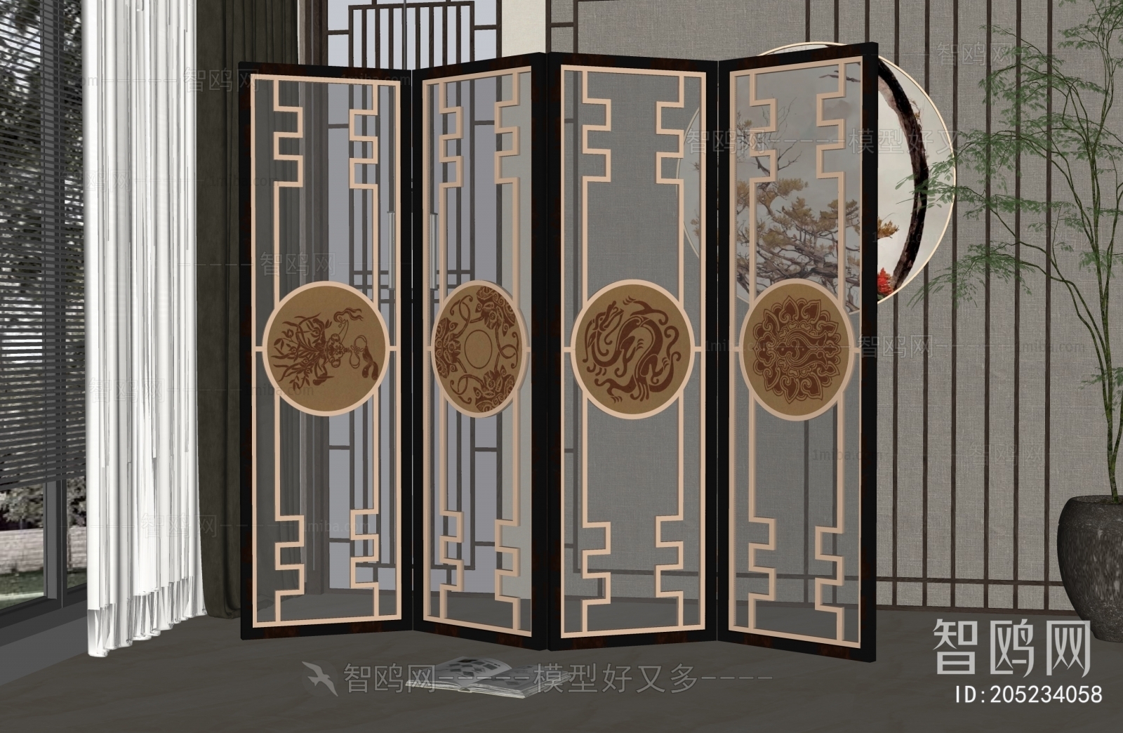 New Chinese Style Partition