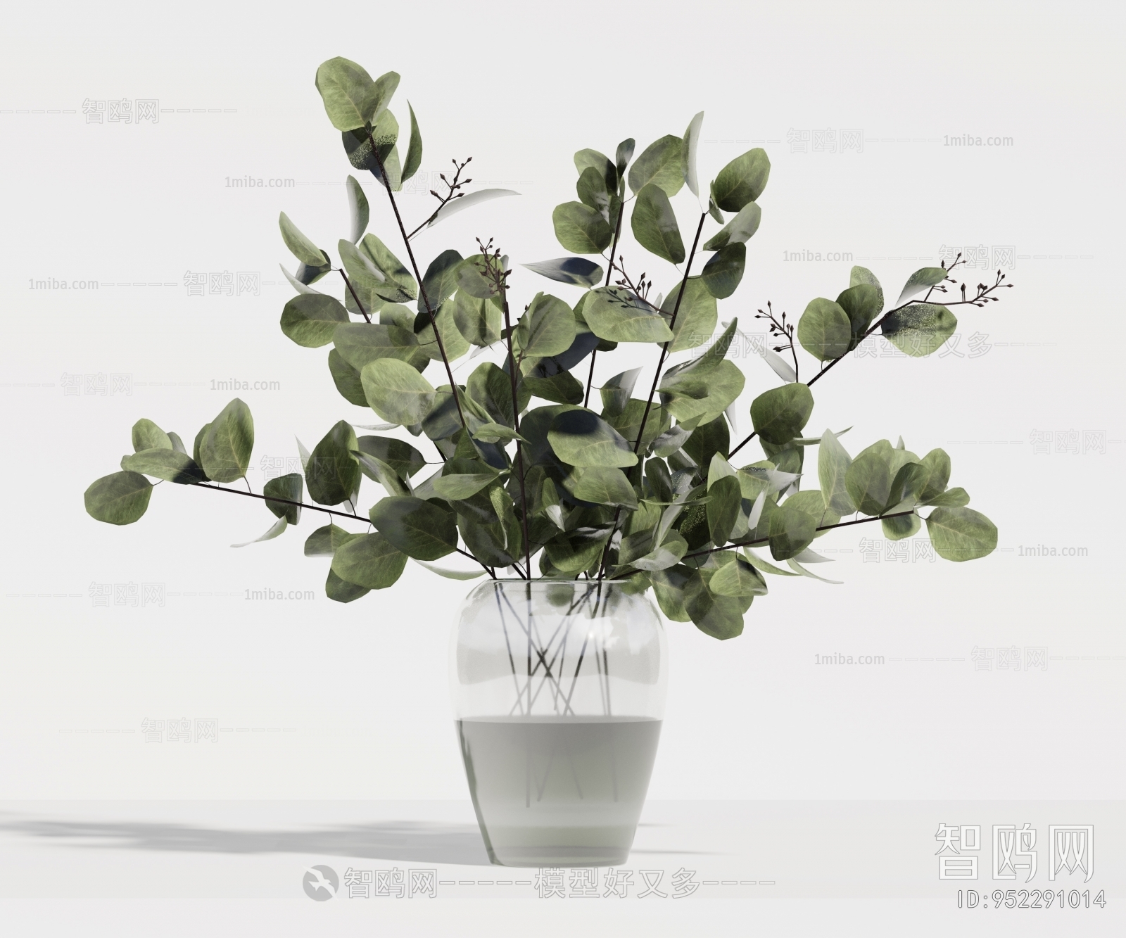 Modern Aquatic Green Plant