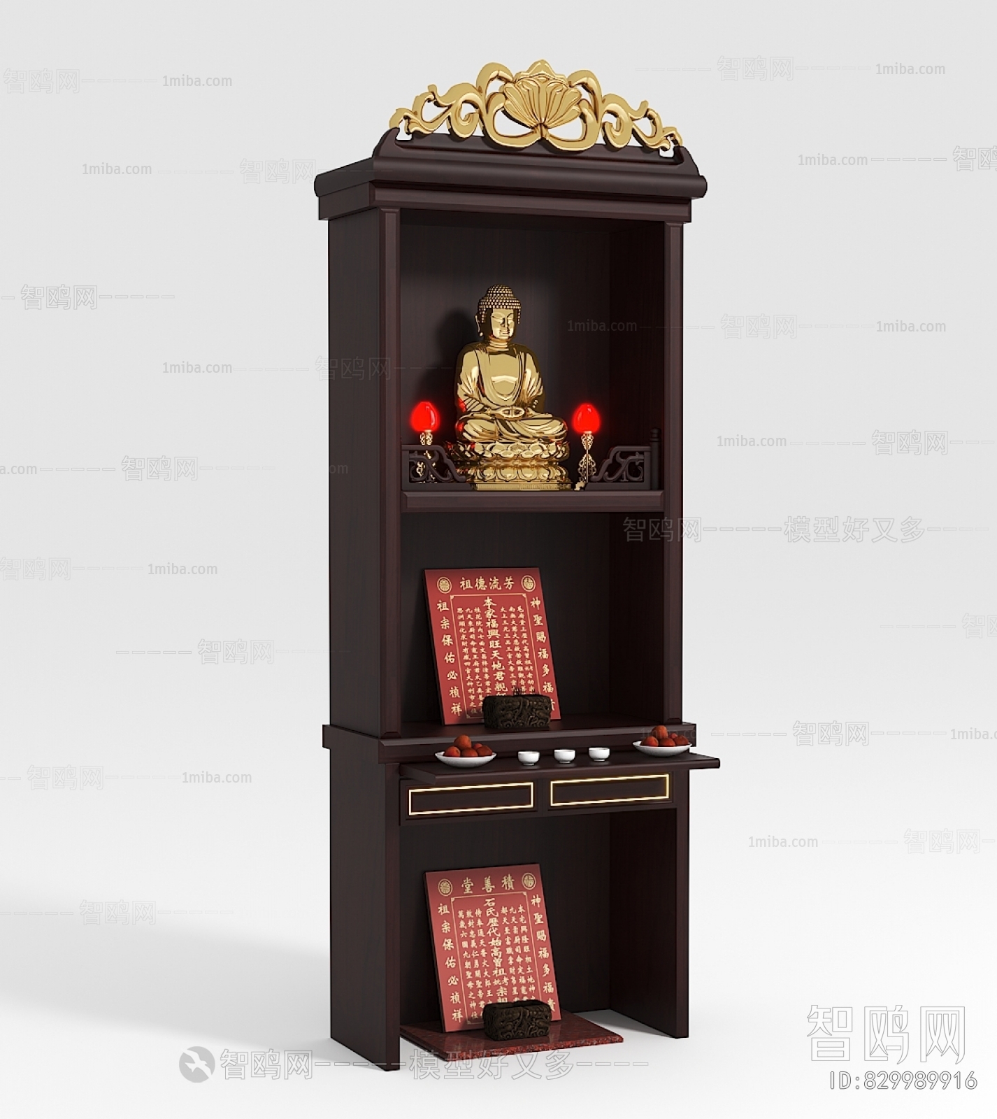 New Chinese Style Buddhist Niche