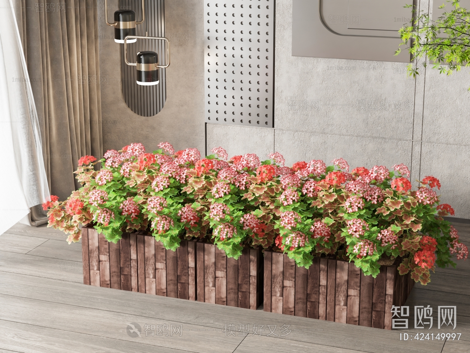 Modern Flower Bed, Flower Bowl, Flower Box