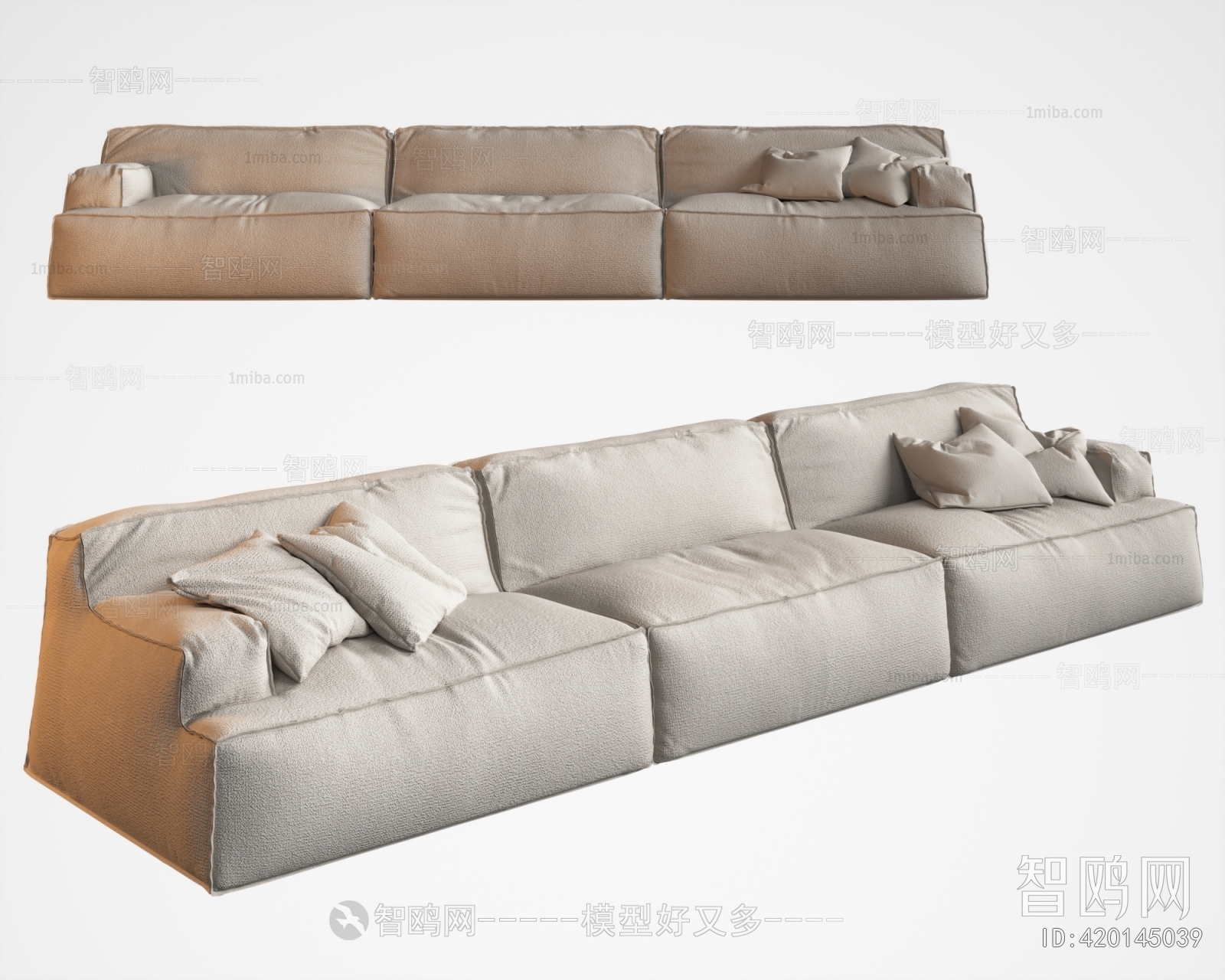 Modern Three-seat Sofa