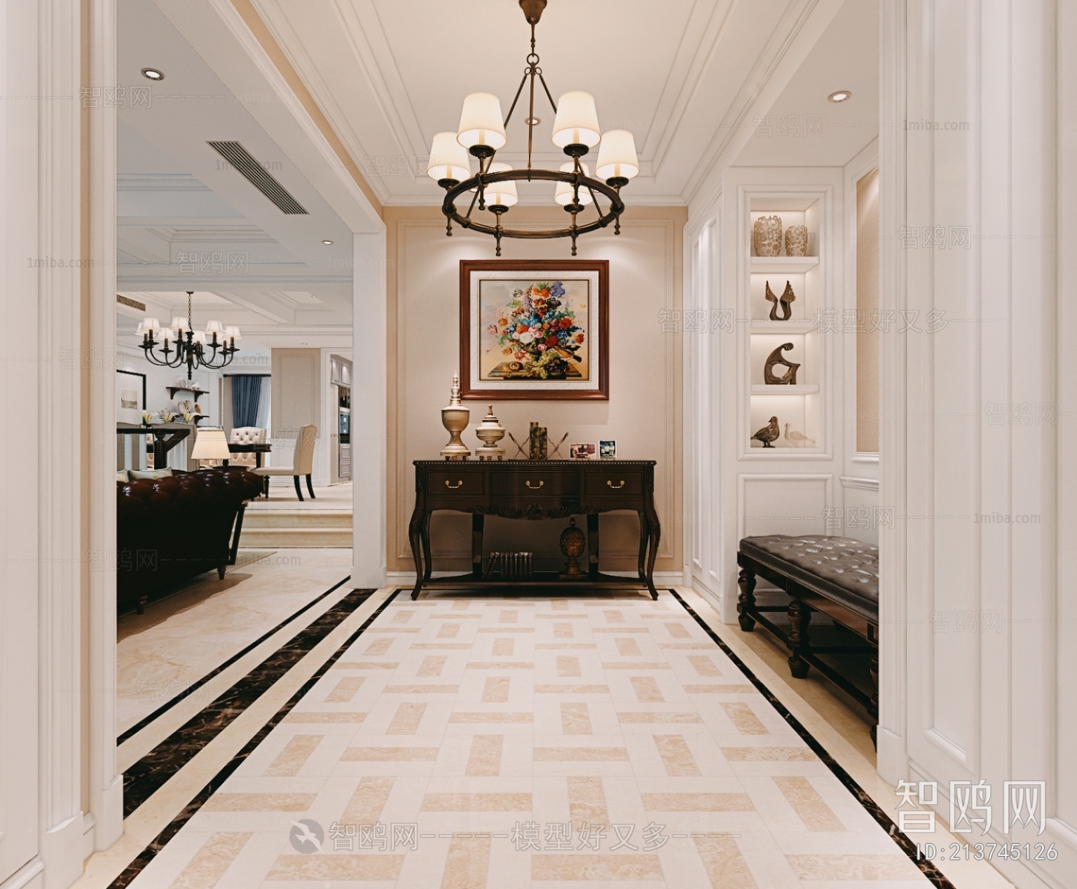 American Style Hallway