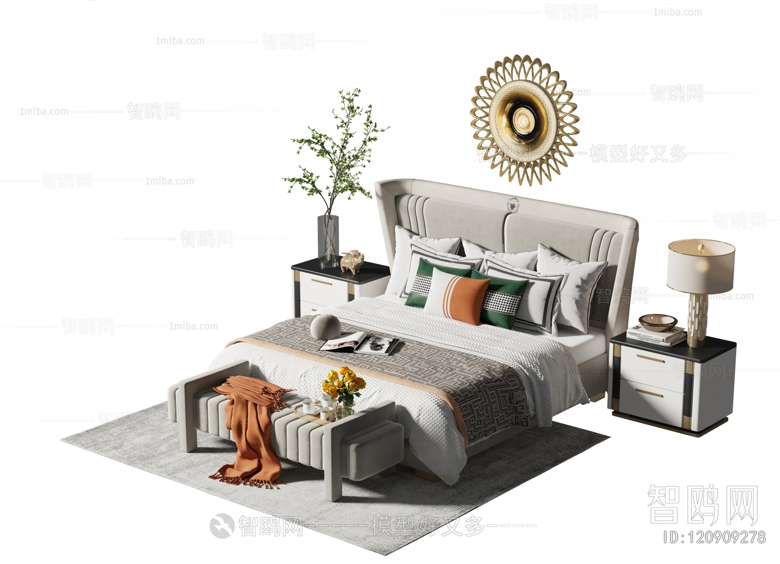 American Style Double Bed