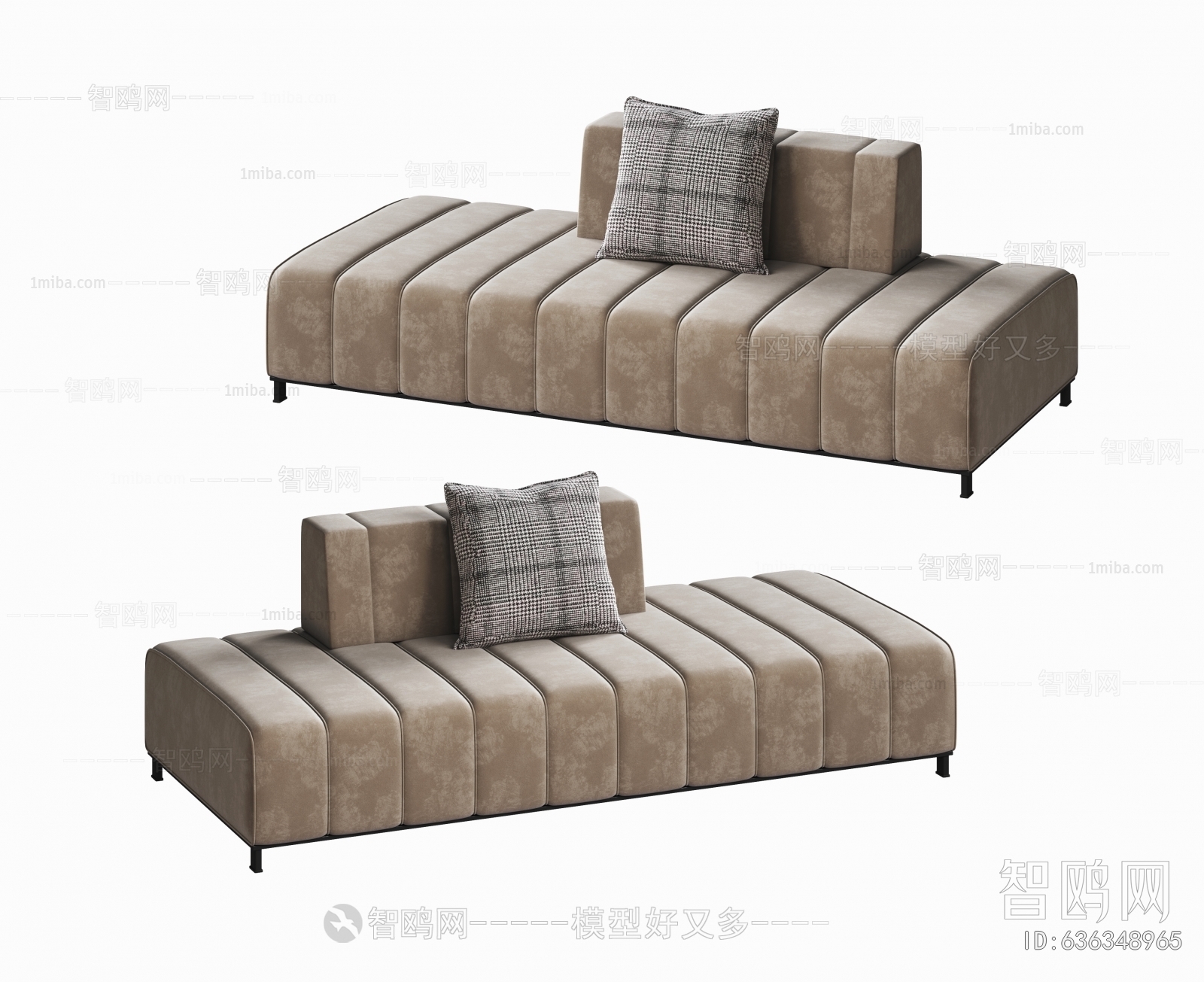 现代沙发凳