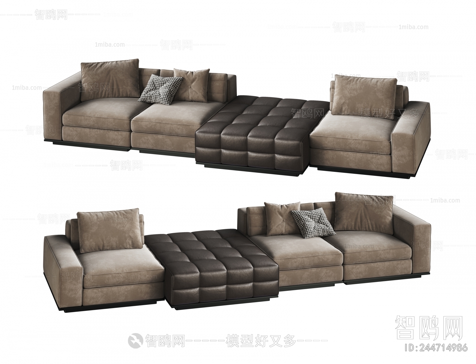 Modern Multi Person Sofa