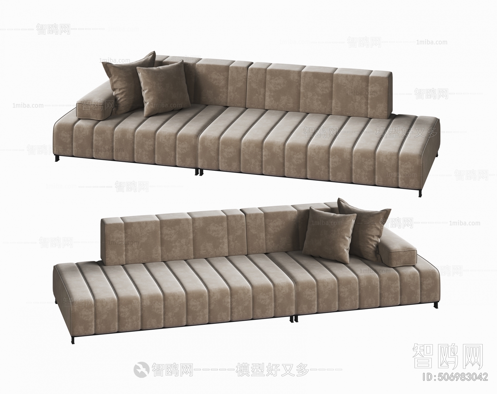 Modern Multi Person Sofa