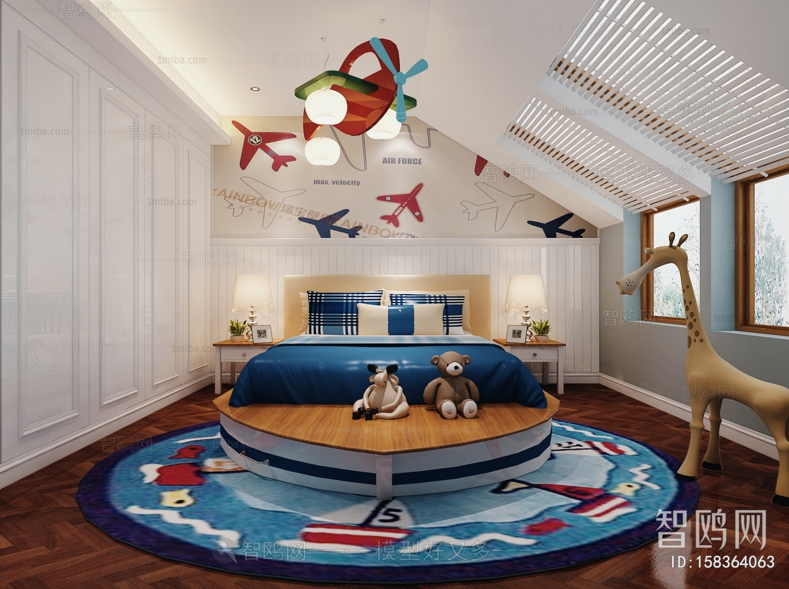 American Style Boy's Room And Son's Room