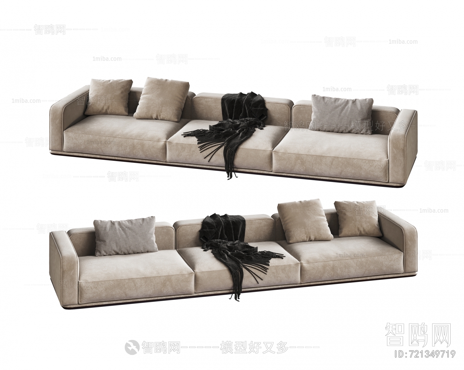 Modern Three-seat Sofa