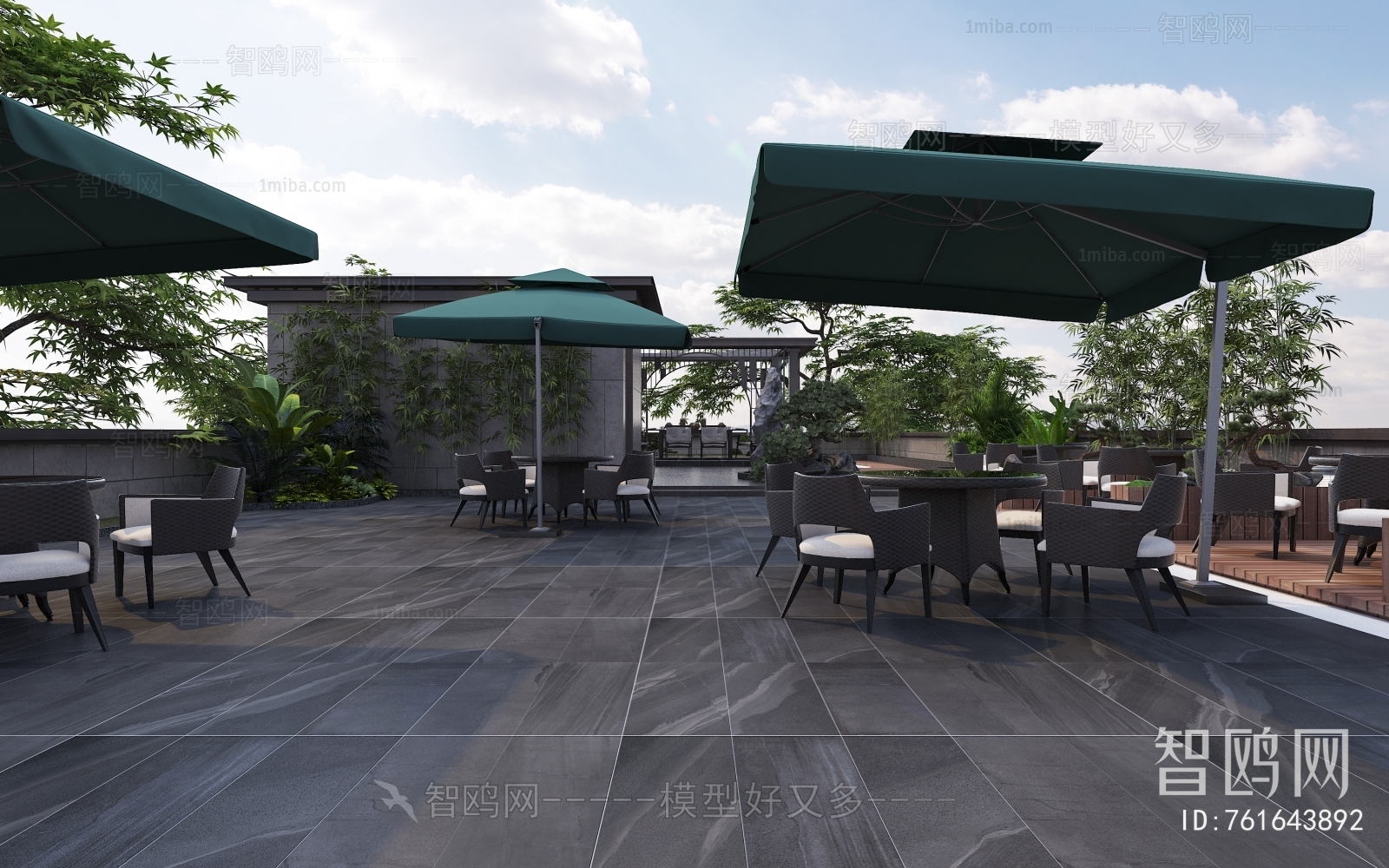 New Chinese Style Courtyard/landscape