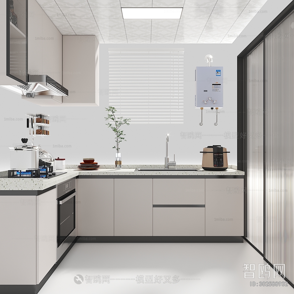 Modern The Kitchen