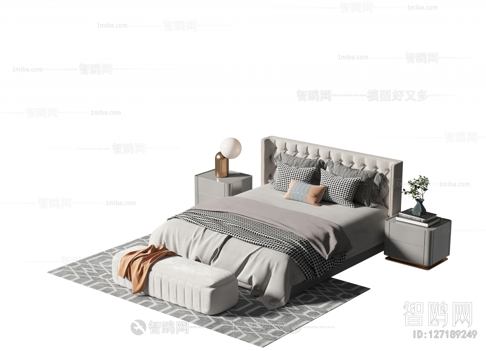 Modern Double Bed