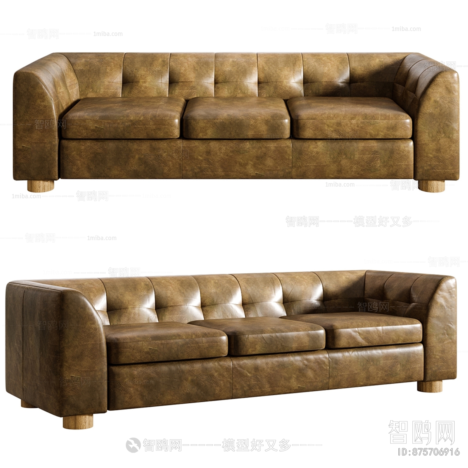 Modern Three-seat Sofa