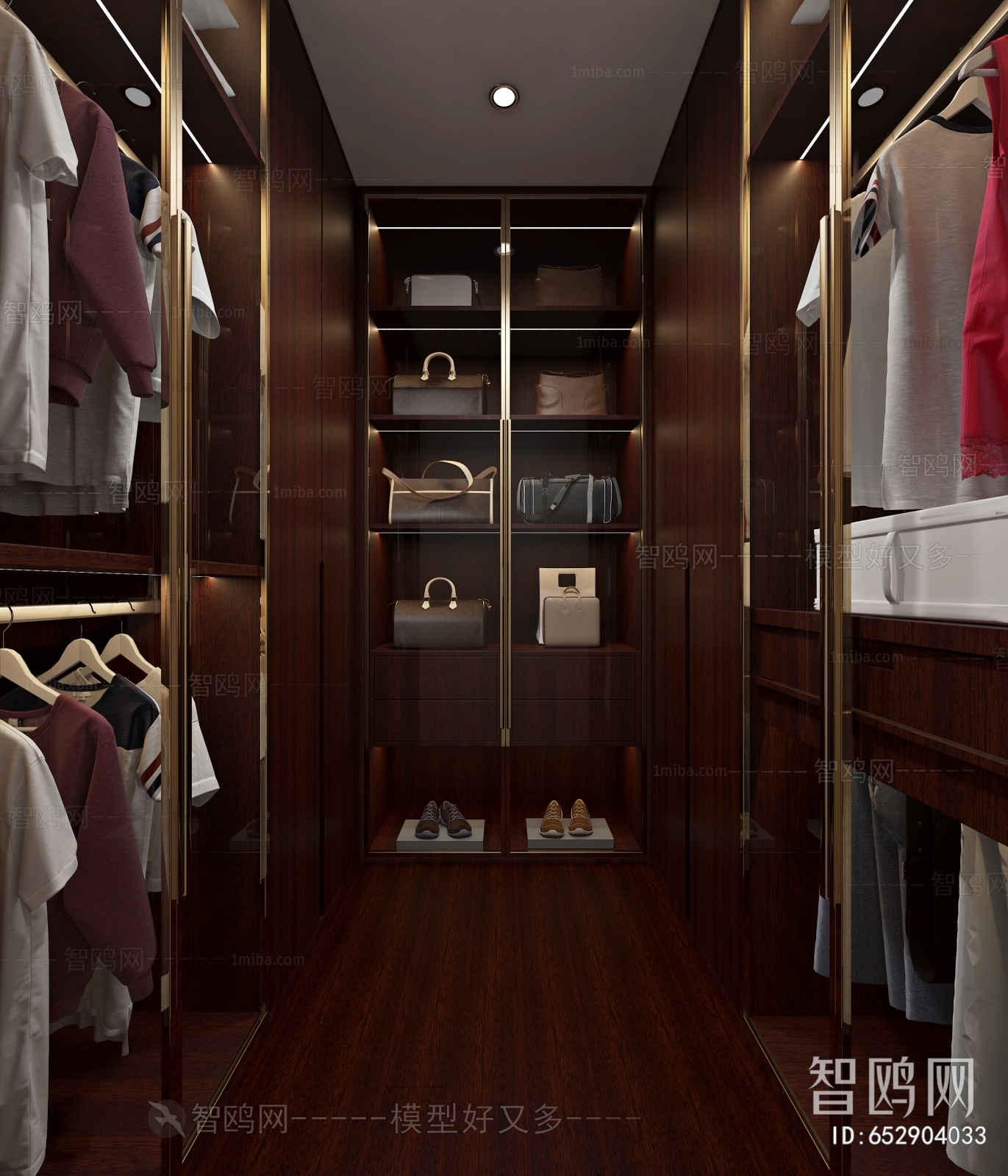 Modern Clothes Storage Area