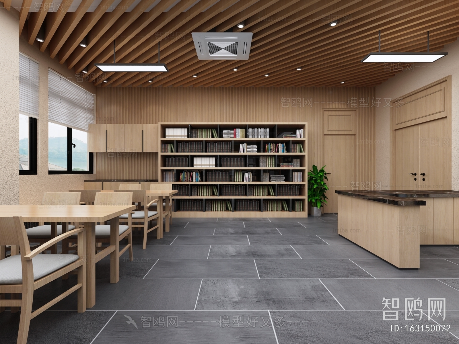 New Chinese Style Library