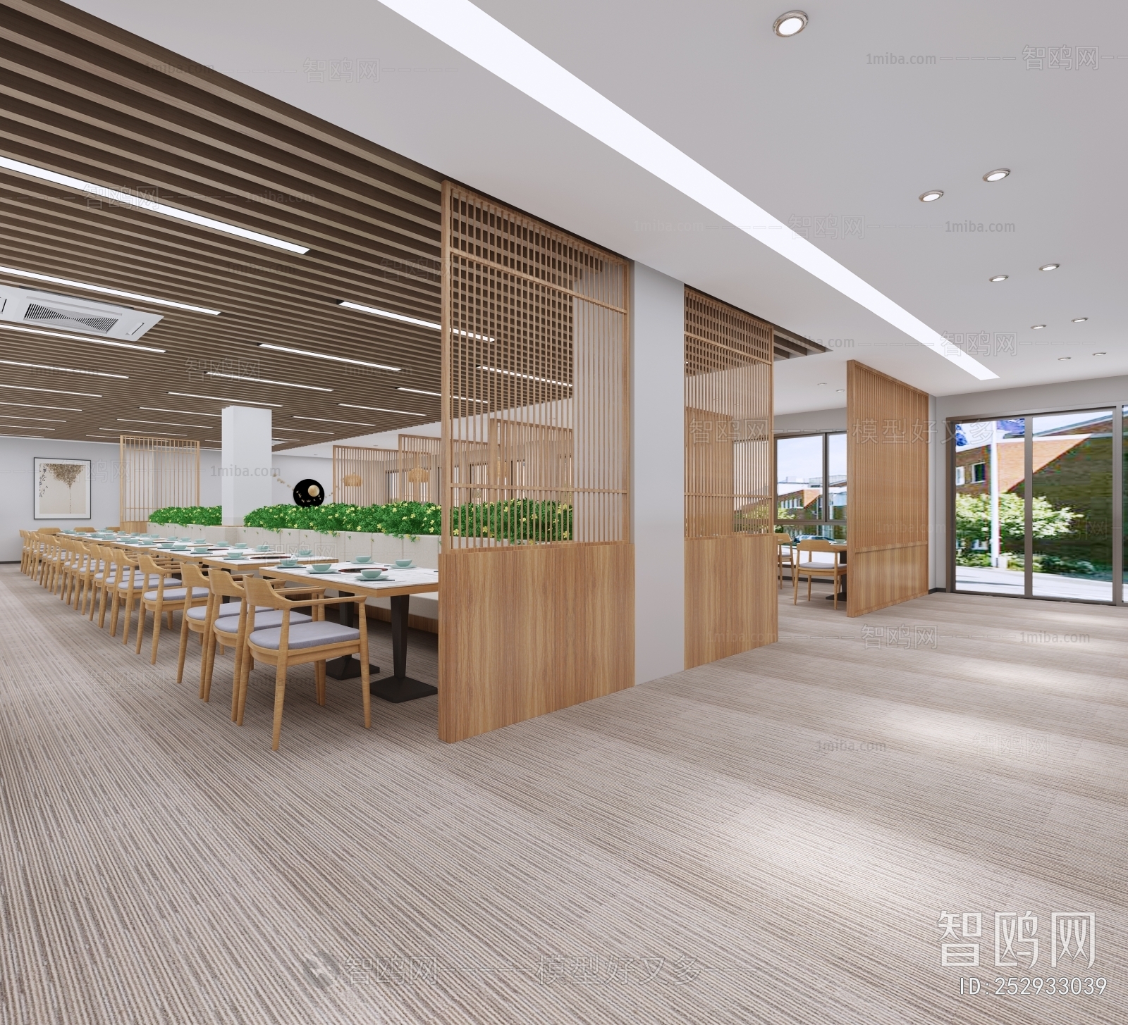 New Chinese Style Office Canteen