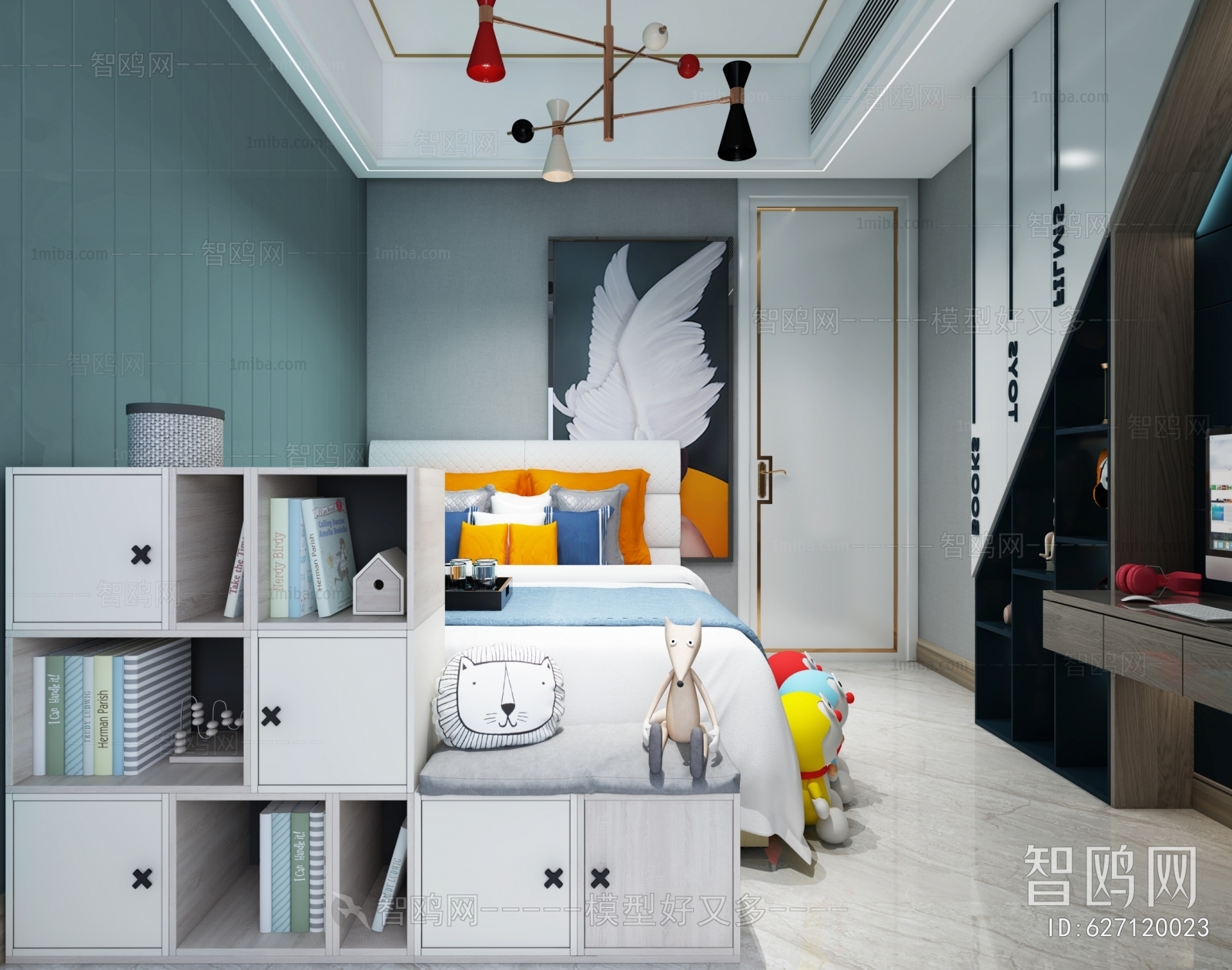 Modern Boy's Room And Son's Room