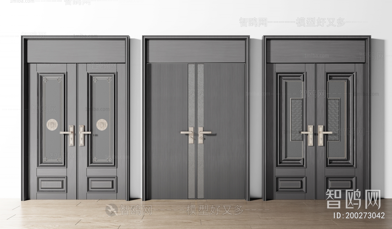 Modern Double Door