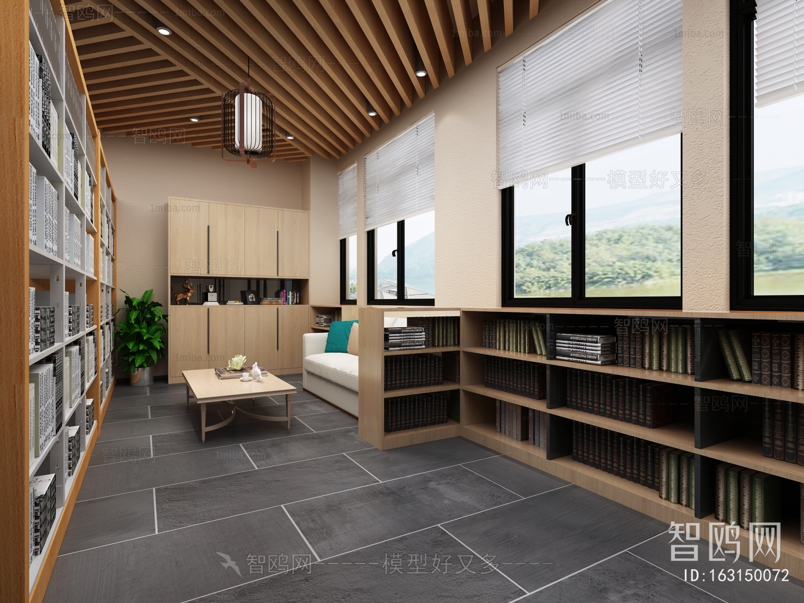 New Chinese Style Library