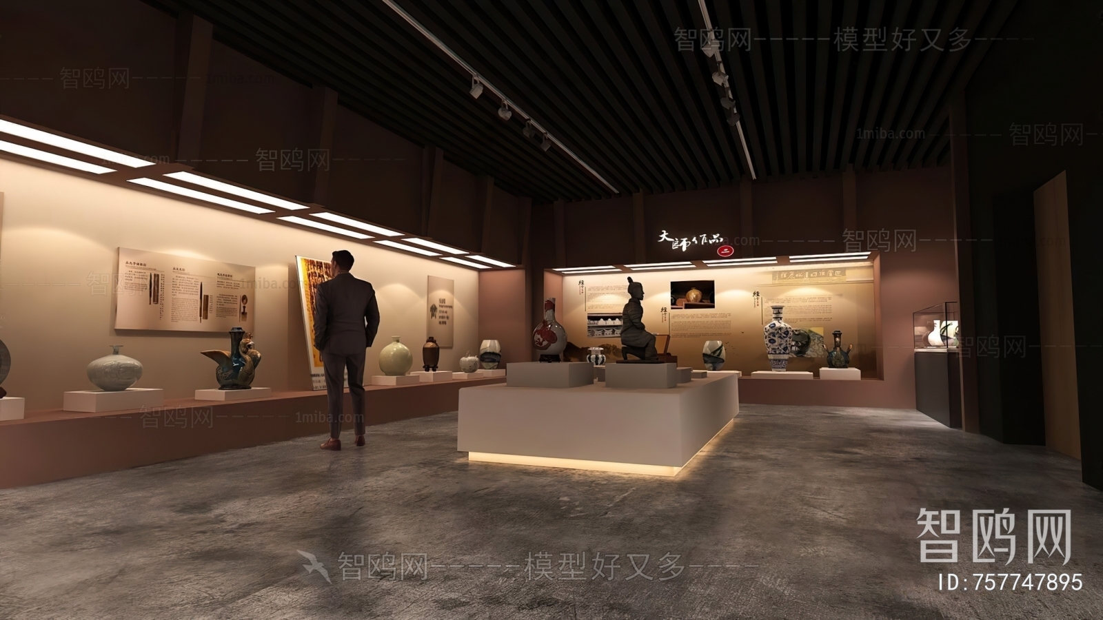 New Chinese Style Exhibition Hall