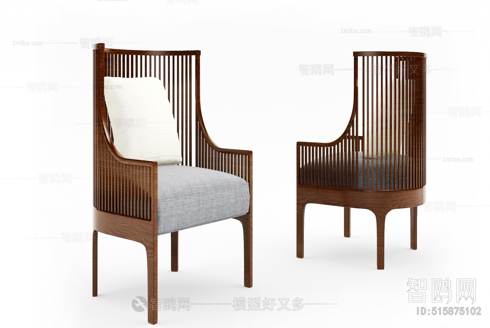 New Chinese Style Lounge Chair